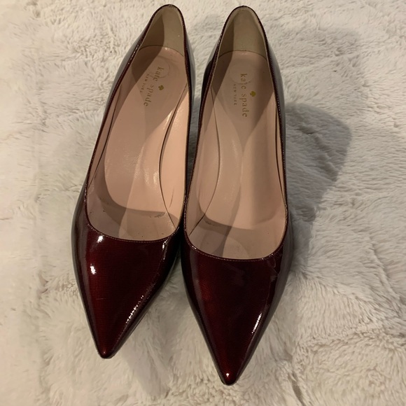 kate spade Shoes - Kate Spade Burgundy Women's Pumps